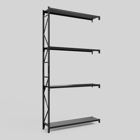 Longspan Metal Shelving - 4200mm High - Add-On Bay - Steel Shelf
