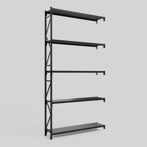 Longspan Metal Shelving - 4200mm High - Add-On Bay - Steel Shelf