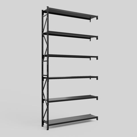 Longspan Metal Shelving - 4200mm High - Add-On Bay - Steel Shelf