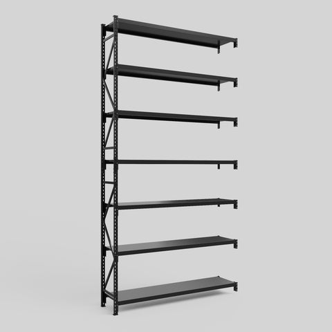 Longspan Metal Shelving - 4200mm High - Add-On Bay - Steel Shelf