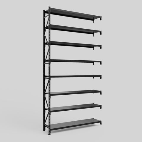 Longspan Metal Shelving - 4200mm High - Add-On Bay - Steel Shelf