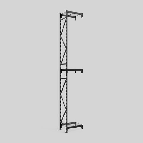Longspan Metal Shelving - 4200mm High - Add-On Bay - Mesh Shelf