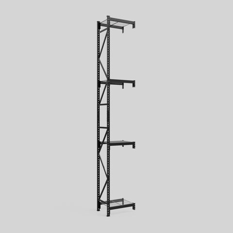 Longspan Metal Shelving - 4200mm High - Add-On Bay - Mesh Shelf