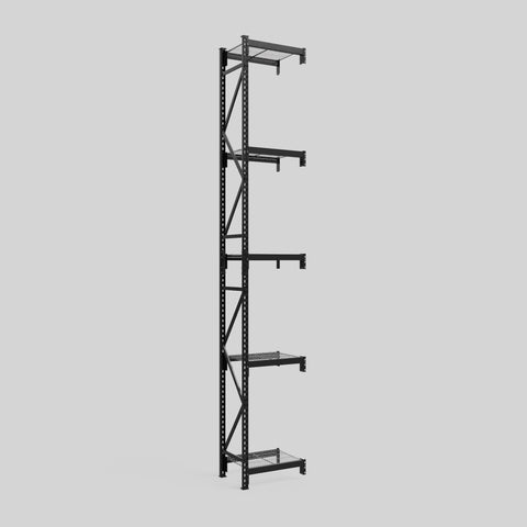 Longspan Metal Shelving - 4200mm High - Add-On Bay - Mesh Shelf