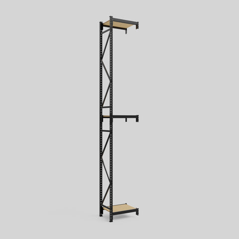Longspan Metal Shelving - 4200mm High - Add-On Bay - Particleboard Shelf