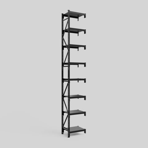 Longspan Metal Shelving - 4200mm High - Add-On Bay - Steel Shelf
