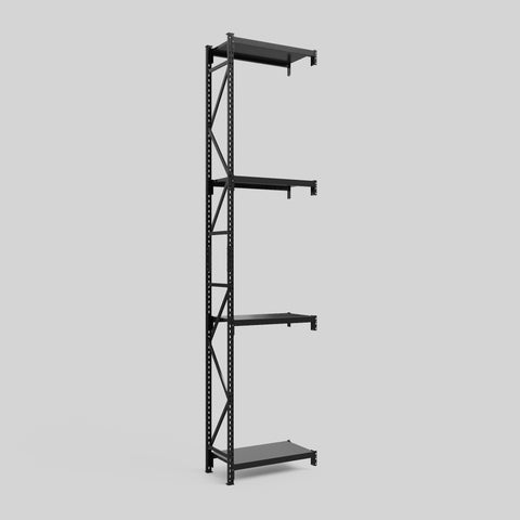 Longspan Metal Shelving - 4200mm High - Add-On Bay - Steel Shelf