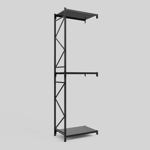 Longspan Metal Shelving - 4200mm High - Add-On Bay - Steel Shelf