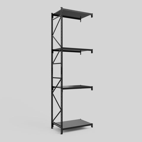 Longspan Metal Shelving - 4200mm High - Add-On Bay - Steel Shelf