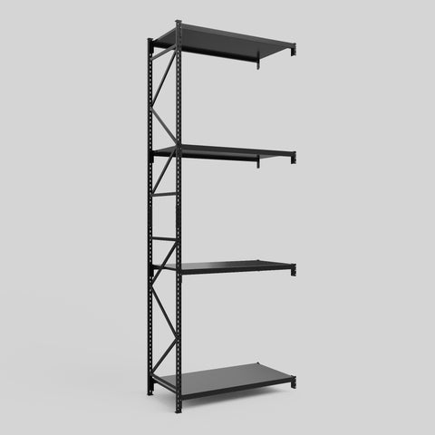 Longspan Metal Shelving - 4200mm High - Add-On Bay - Steel Shelf