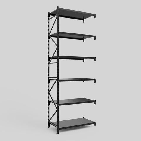 Longspan Metal Shelving - 4200mm High - Add-On Bay - Steel Shelf