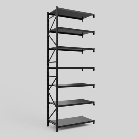 Longspan Metal Shelving - 4200mm High - Add-On Bay - Steel Shelf