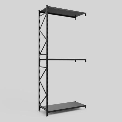 Longspan Metal Shelving - 4200mm High - Add-On Bay - Steel Shelf