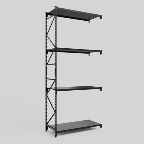 Longspan Metal Shelving - 4200mm High - Add-On Bay - Steel Shelf