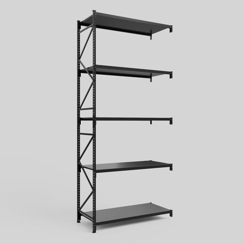 Longspan Metal Shelving - 4200mm High - Add-On Bay - Steel Shelf