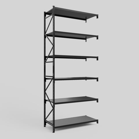 Longspan Metal Shelving - 4200mm High - Add-On Bay - Steel Shelf