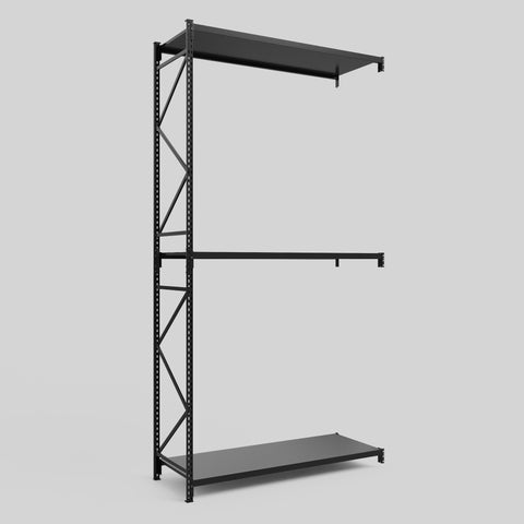 Longspan Metal Shelving - 4200mm High - Add-On Bay - Steel Shelf