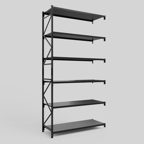 Longspan Metal Shelving - 4200mm High - Add-On Bay - Steel Shelf
