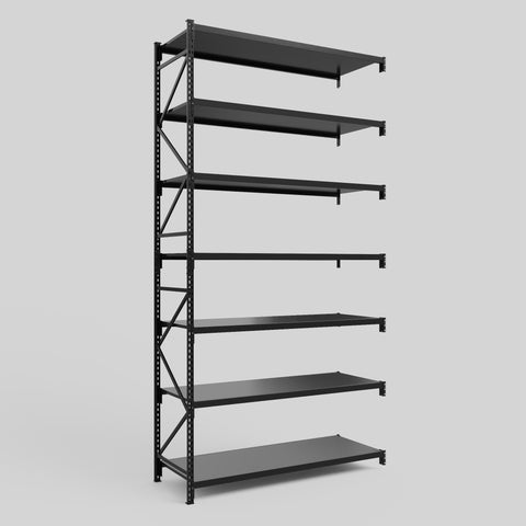Longspan Metal Shelving - 4200mm High - Add-On Bay - Steel Shelf