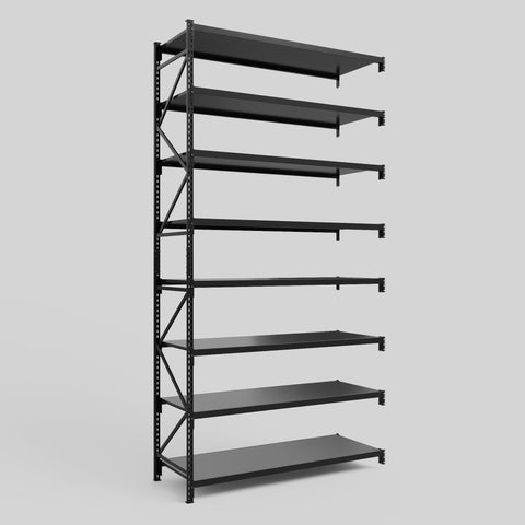 Longspan Metal Shelving - 4200mm High - Add-On Bay - Steel Shelf