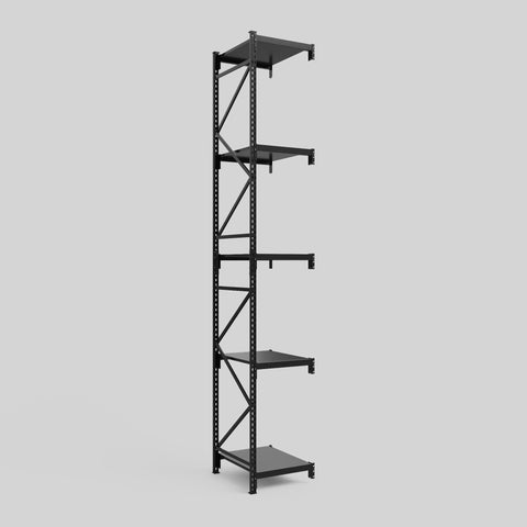 Longspan Metal Shelving - 4200mm High - Add-On Bay - Steel Shelf