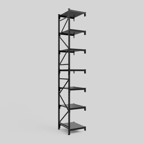 Longspan Metal Shelving - 4200mm High - Add-On Bay - Steel Shelf
