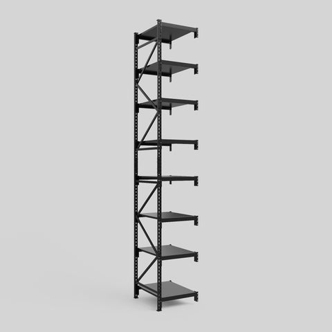 Longspan Metal Shelving - 4200mm High - Add-On Bay - Steel Shelf