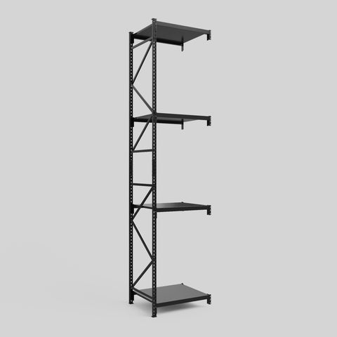 Longspan Metal Shelving - 4200mm High - Add-On Bay - Steel Shelf