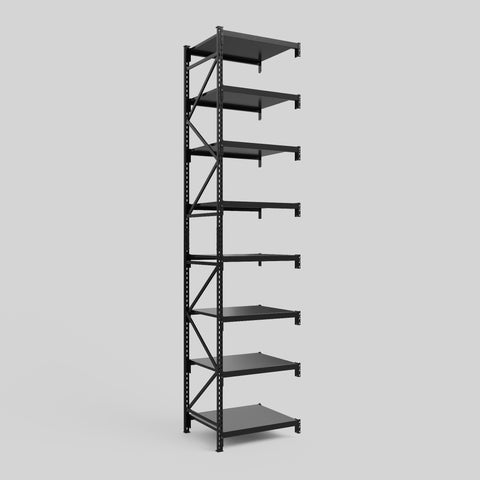 Longspan Metal Shelving - 4200mm High - Add-On Bay - Steel Shelf