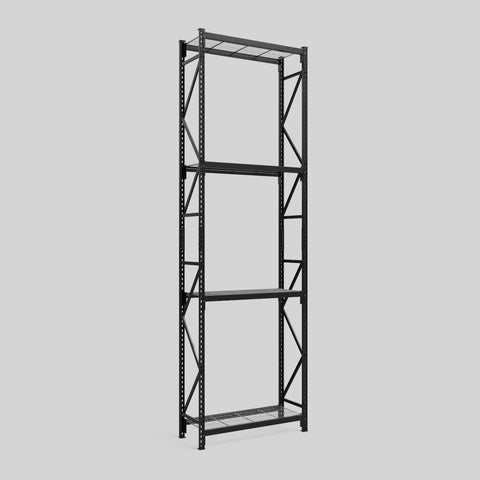 Longspan Metal Shelving - 4200mm High - Full Bay - Mesh Shelf