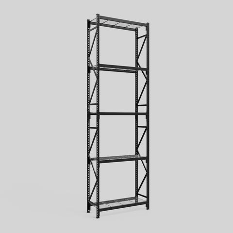Longspan Metal Shelving - 4200mm High - Full Bay - Mesh Shelf