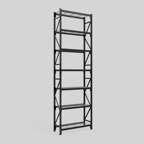 Longspan Metal Shelving - 4200mm High - Full Bay - Mesh Shelf