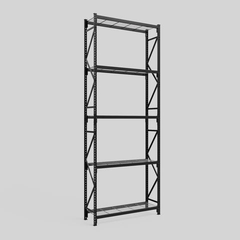 Longspan Metal Shelving - 4200mm High - Full Bay - Mesh Shelf