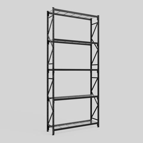 Longspan Metal Shelving - 4200mm High - Full Bay - Mesh Shelf