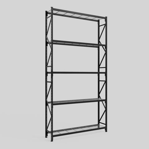 Longspan Metal Shelving - 4200mm High - Full Bay - Mesh Shelf