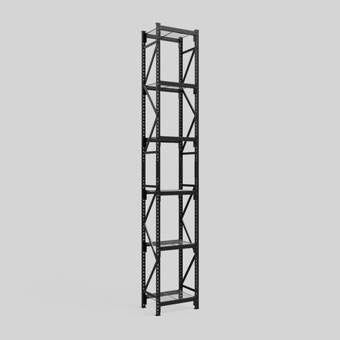 Longspan Metal Shelving - 4200mm High - Full Bay - Mesh Shelf