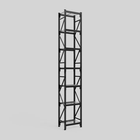 Longspan Metal Shelving - 4200mm High - Full Bay - Mesh Shelf