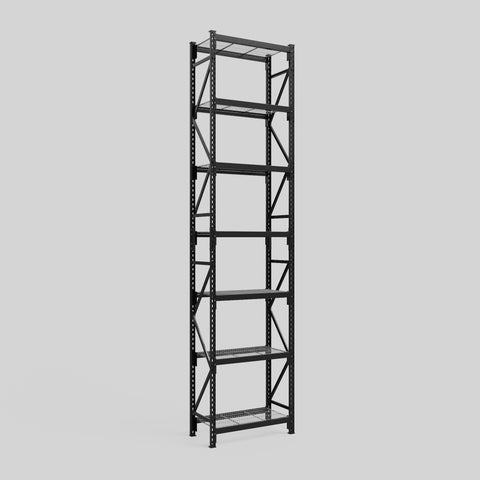 Longspan Metal Shelving - 4200mm High - Full Bay - Mesh Shelf