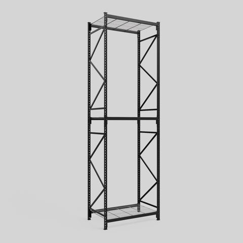 Longspan Metal Shelving - 4200mm High - Full Bay - Mesh Shelf