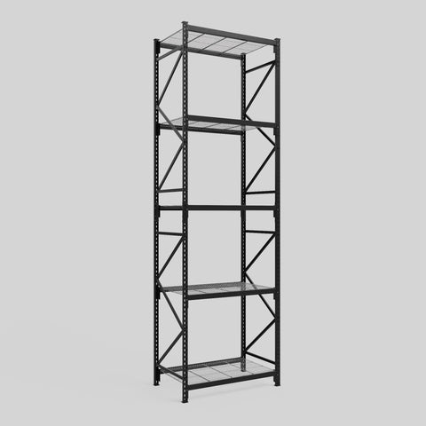 Longspan Metal Shelving - 4200mm High - Full Bay - Mesh Shelf