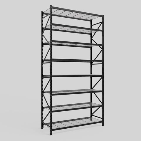 Longspan Metal Shelving - 4200mm High - Full Bay - Mesh Shelf