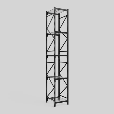 Longspan Metal Shelving - 4200mm High - Full Bay - Mesh Shelf