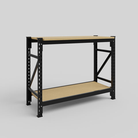 Longspan Work Bench - Particleboard Shelves