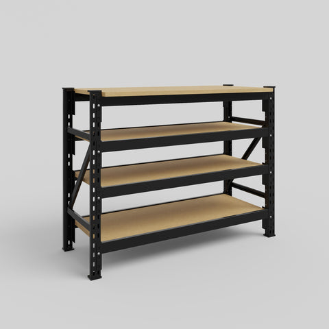 Longspan Work Bench - Particleboard Shelves