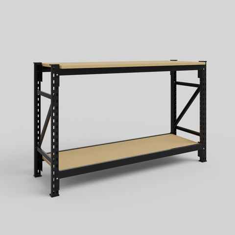 Longspan Work Bench - Particleboard Shelves