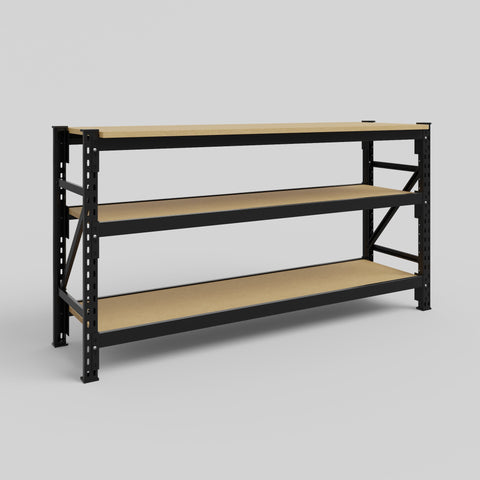 Longspan Work Bench - Particleboard Shelves