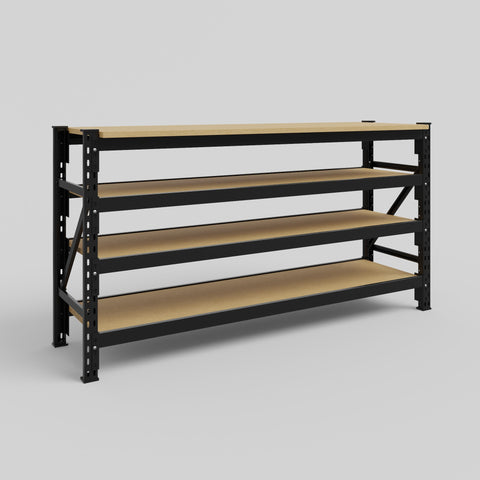 Longspan Work Bench - Particleboard Shelves