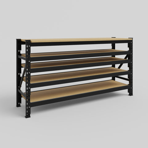 Longspan Work Bench - Particleboard Shelves