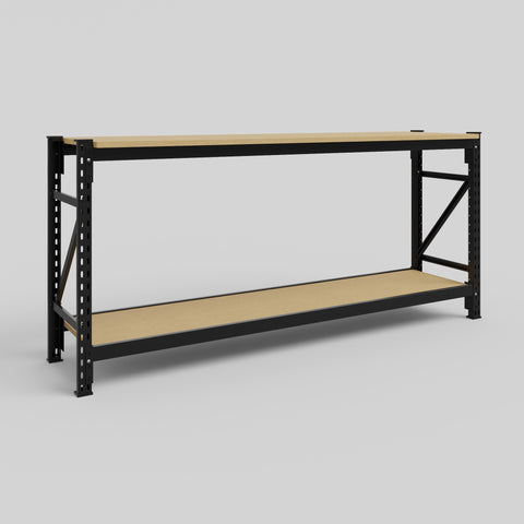 Longspan Work Bench - Particleboard Shelves