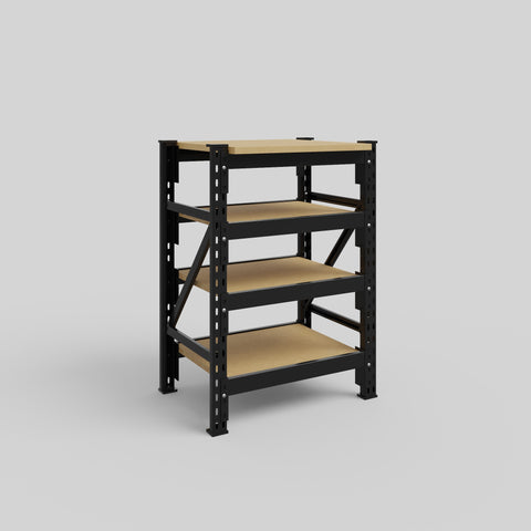 Longspan Work Bench - Particleboard Shelves